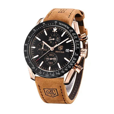 BENYAR 5140 Men Watch Brand Luxury Silicone Waterproof Quartz Watches Men Wrist  Sport WristWatches Relogio Masculino