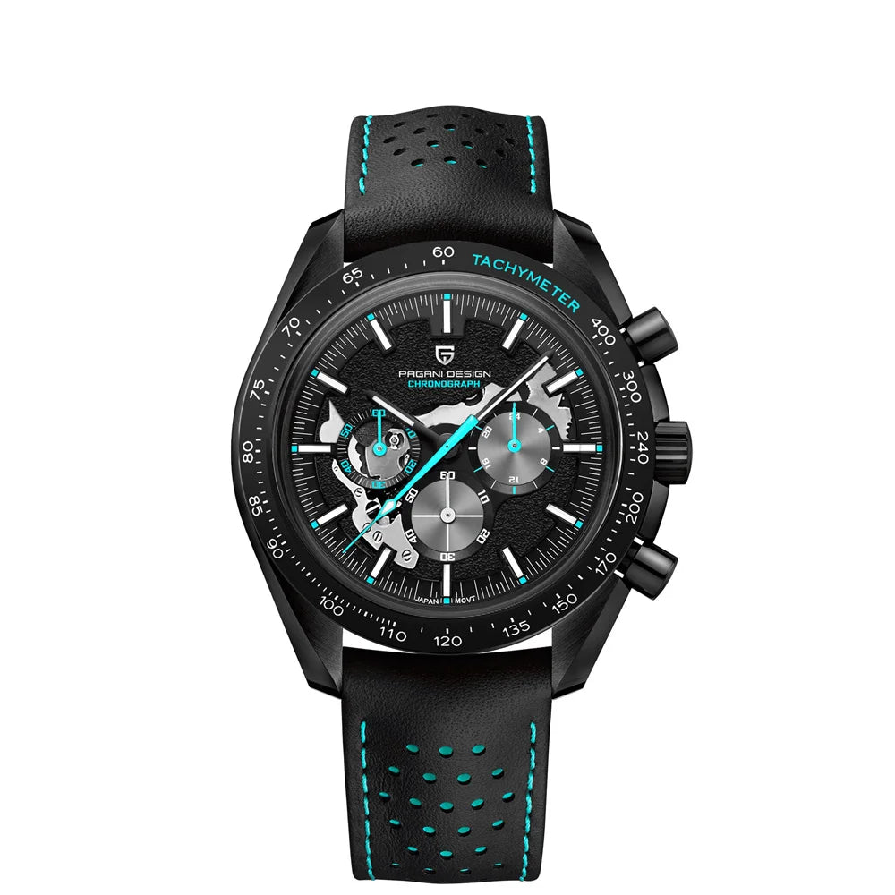 2023 New Men Watches PAGANI DESIGN Brand Luxury Leather Casual Quartz Chronograph Waterproof 100M Clock Relogio Masculino 1779