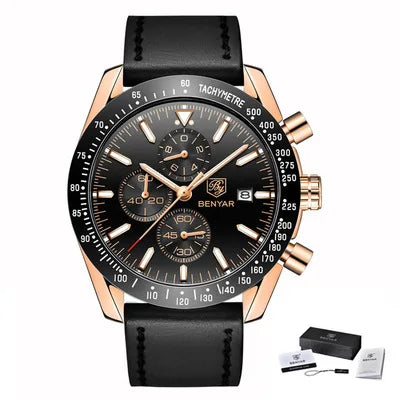 BENYAR 5140 Men Watch Brand Luxury Silicone Waterproof Quartz Watches Men Wrist  Sport WristWatches Relogio Masculino