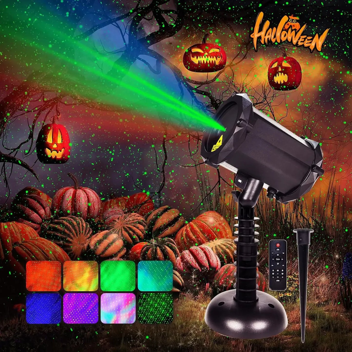 Thanksgiving Decor Light up Fall Tree House Pumpkin Lights Timer 8 Flashing Modes for Autumn Harvest Indoor Outdoor Decoration