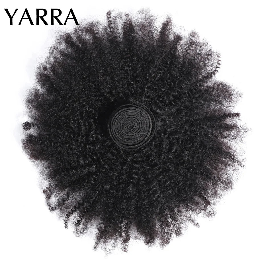 Brazilian Afro Kinky Curly Human Hair Bundles 4b 4c Afro kinky Bulk Human Hair Weave Bundle Deal Hair Extensions Wholesale Yarra