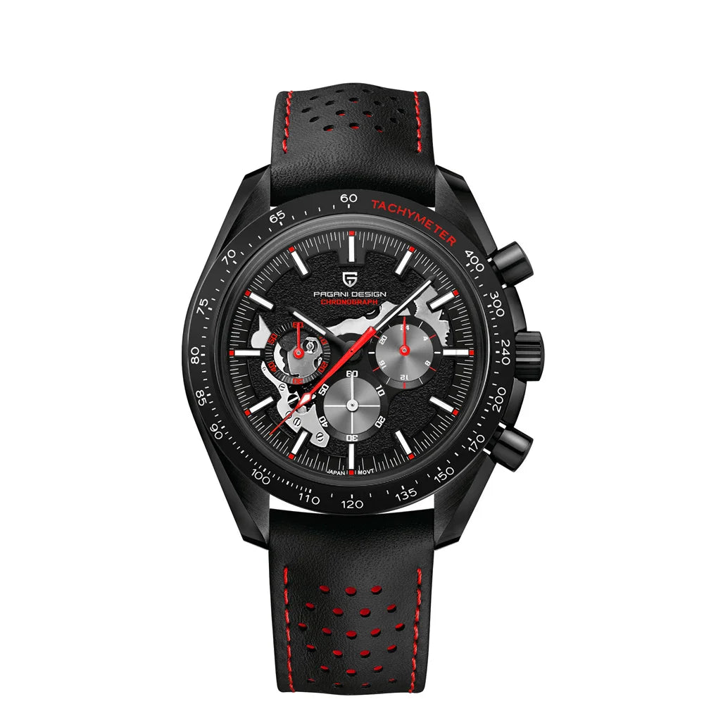 2023 New Men Watches PAGANI DESIGN Brand Luxury Leather Casual Quartz Chronograph Waterproof 100M Clock Relogio Masculino 1779