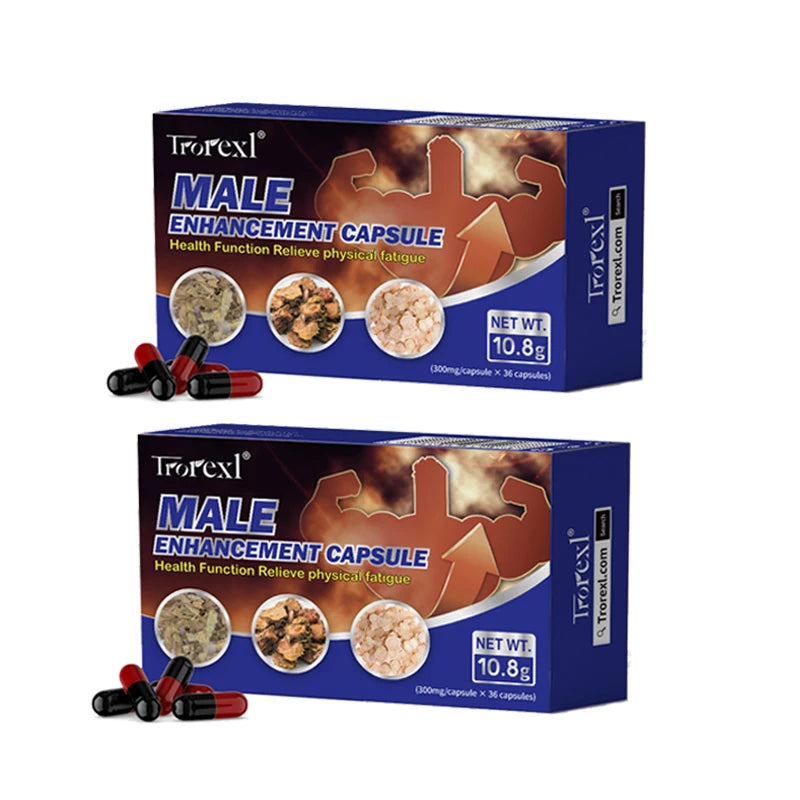 Best Male Supplements, Energy and Endurance Support - Booster for Men - Men's Muscle Enlargement