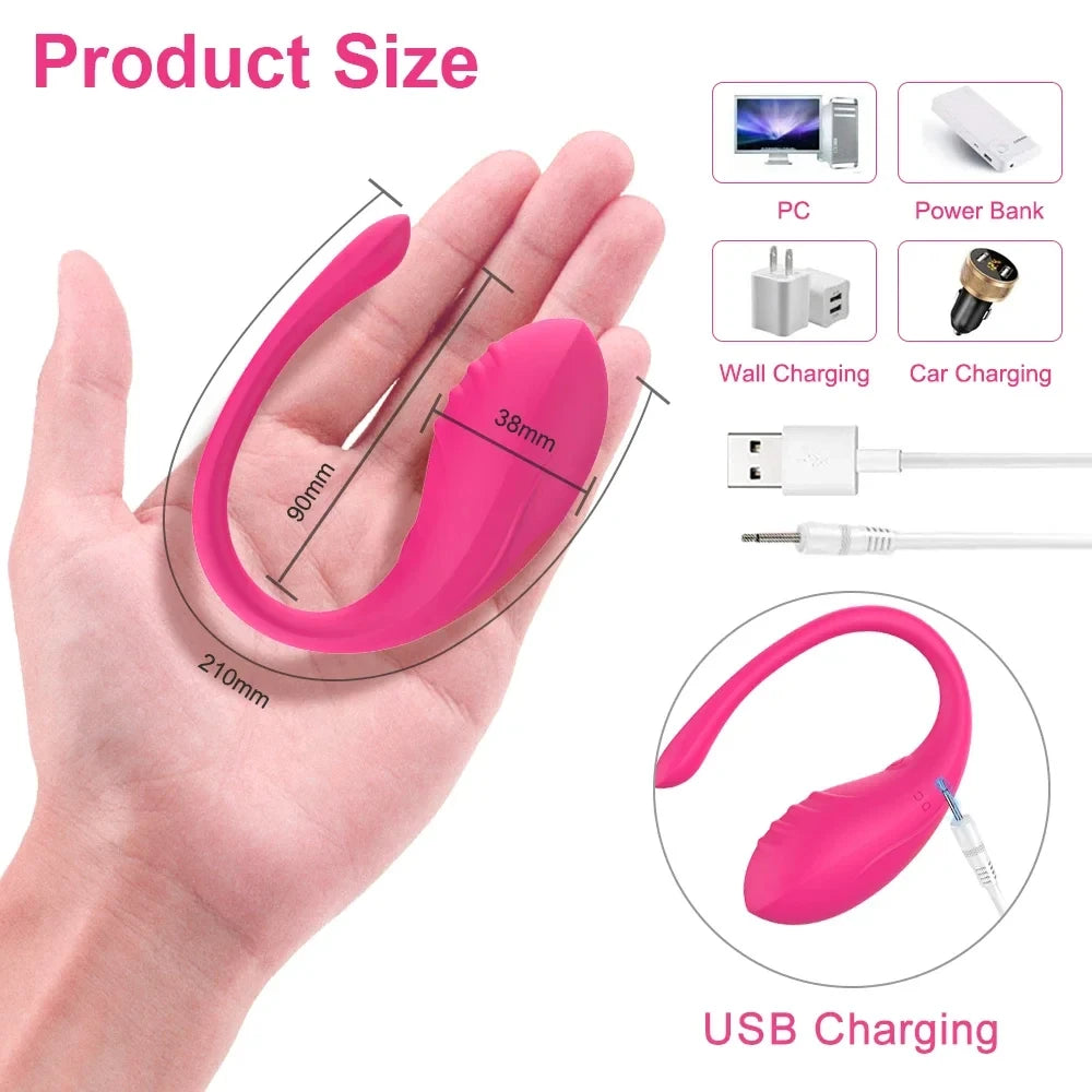 Wireless Control Vibrator for Women Dildo Panties Wear Vibrating Egg Vaginal G Spot Massager Female Masturbator Adults Sex Toys