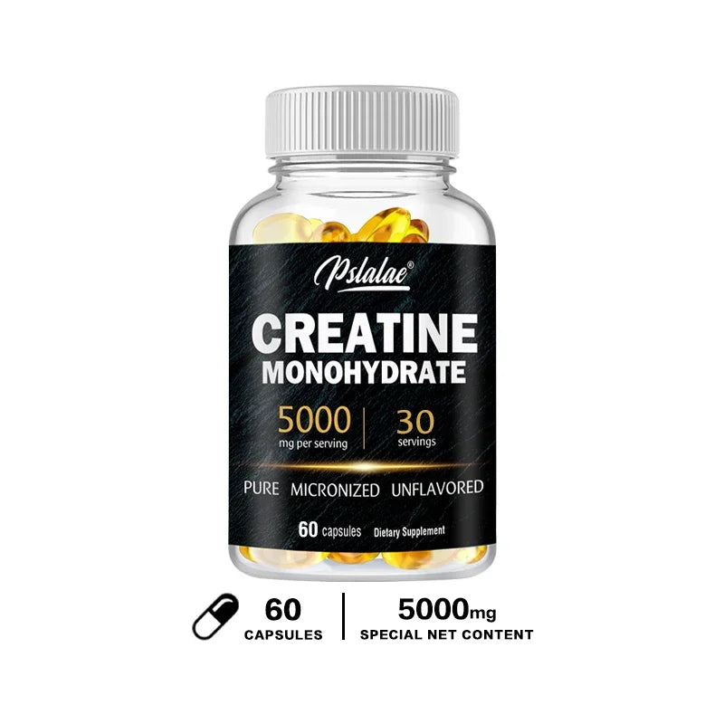 Creatine Monohydrate Gluten-Free Supplement, Non-GMO