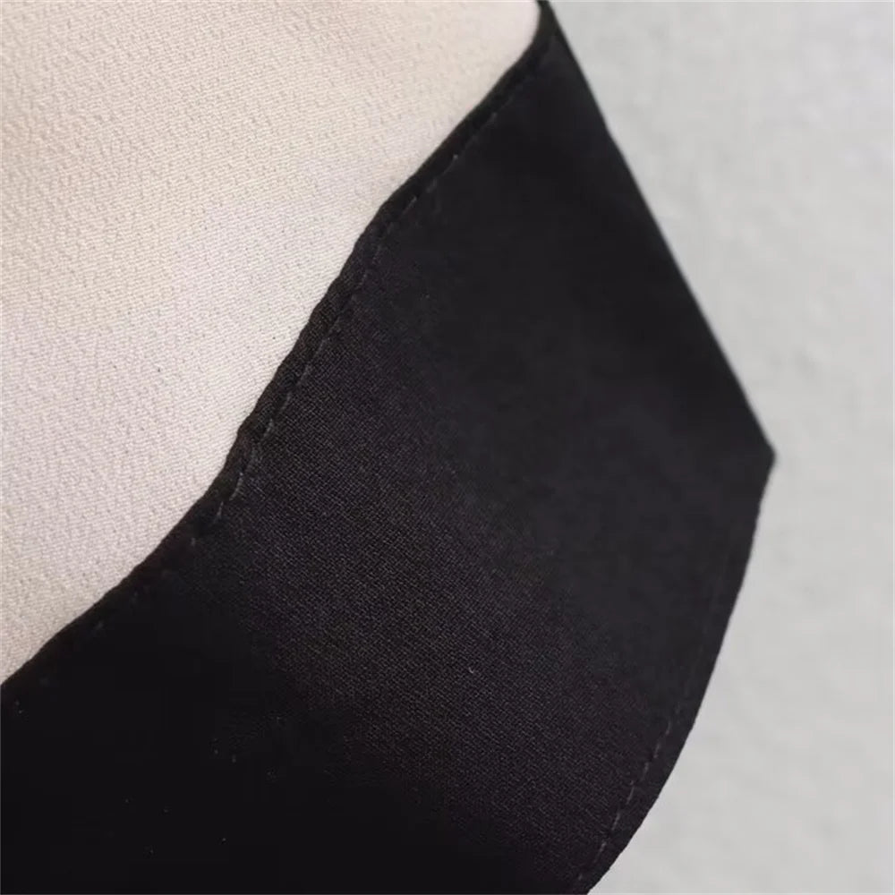 women's dress is fashionable casual lazy contrasting color V-neck slim suspender temperament summer new dress
