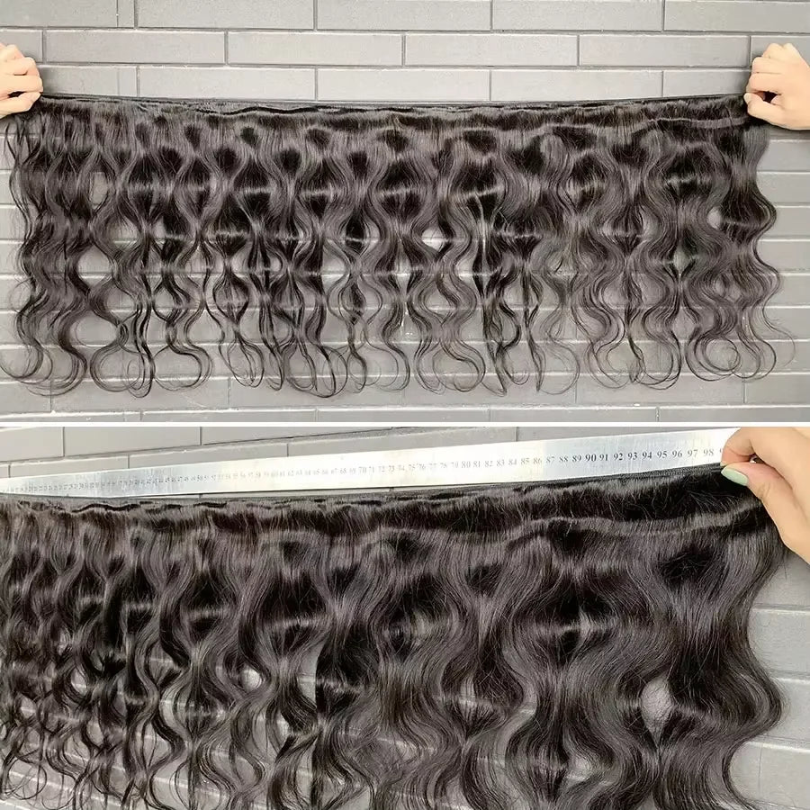 Peruvian Body Wave Human Hair Bundles Virgin Hair 100% Human Hair Extensions 10-30 Inch Natural Black 1/2/3/4pcs Hair Bundles
