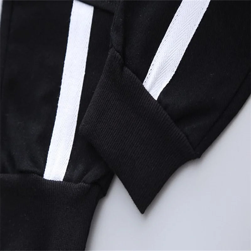 Boys' baby and children's suit autumn BOY vest 3cps suit letter printed cotton casual style three-piece suit