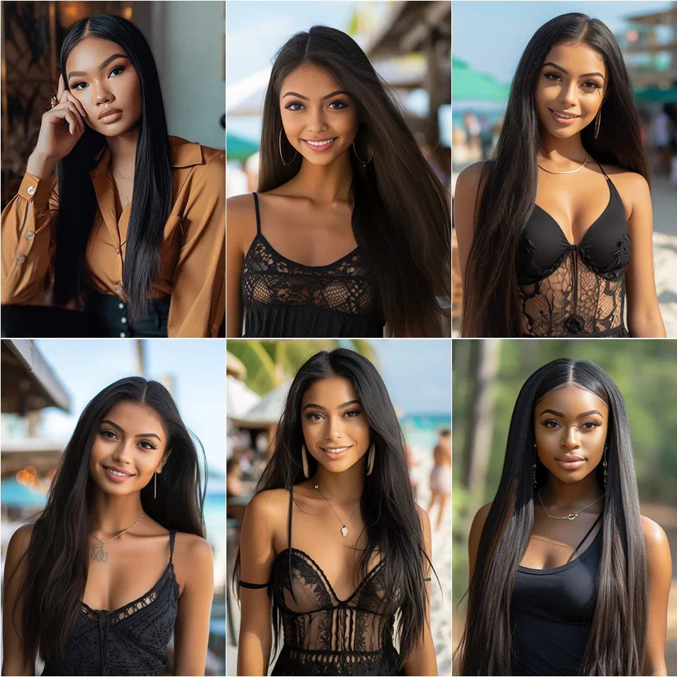 Bone Straight Vietnamese Hair Bundles High Quality Bone Straight Human Hair Weave Bundles Natural Black Human Raw Hair Bundles
