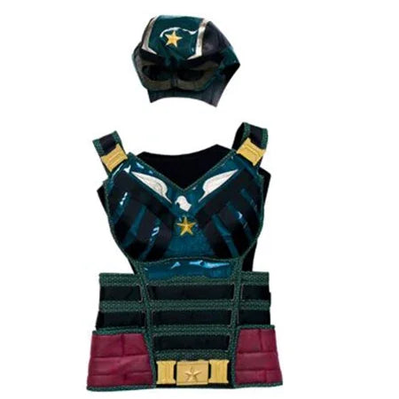 The Boys Soldier Boy Suit Costume American Hero Carnival Halloween Cosplay Green Superhero Ben Battle Outfit Adult  Men Suit