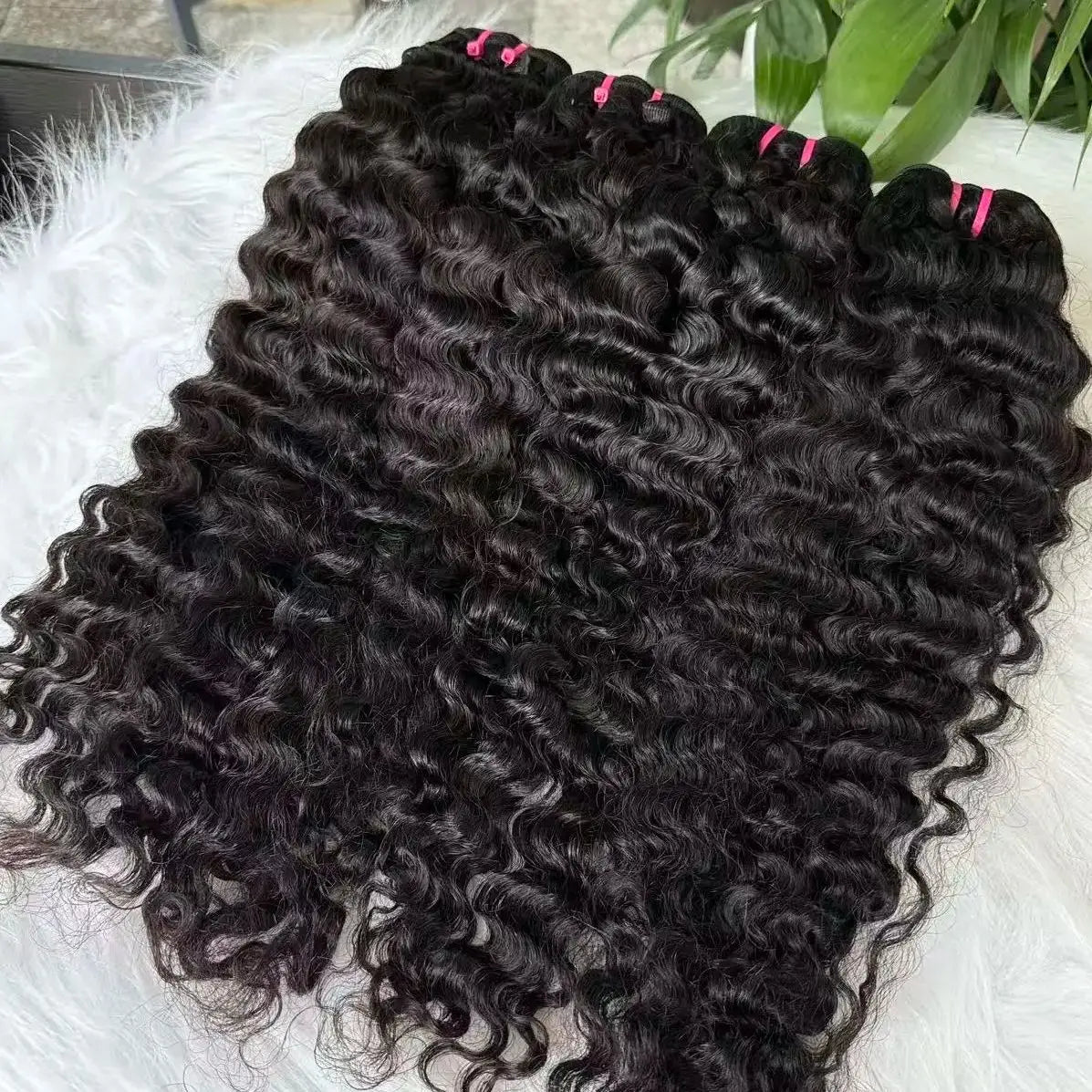Vbeauty Burmese Curly Brazilian Human Hair Bundles 100% Human Hair Weaving Virgin Human Hair Natural Hair Extensions for Women