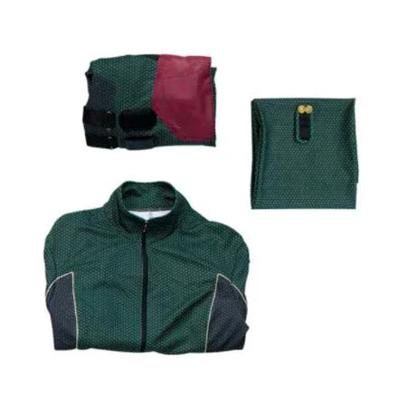 The Boys Soldier Boy Suit Costume American Hero Carnival Halloween Cosplay Green Superhero Ben Battle Outfit Adult  Men Suit