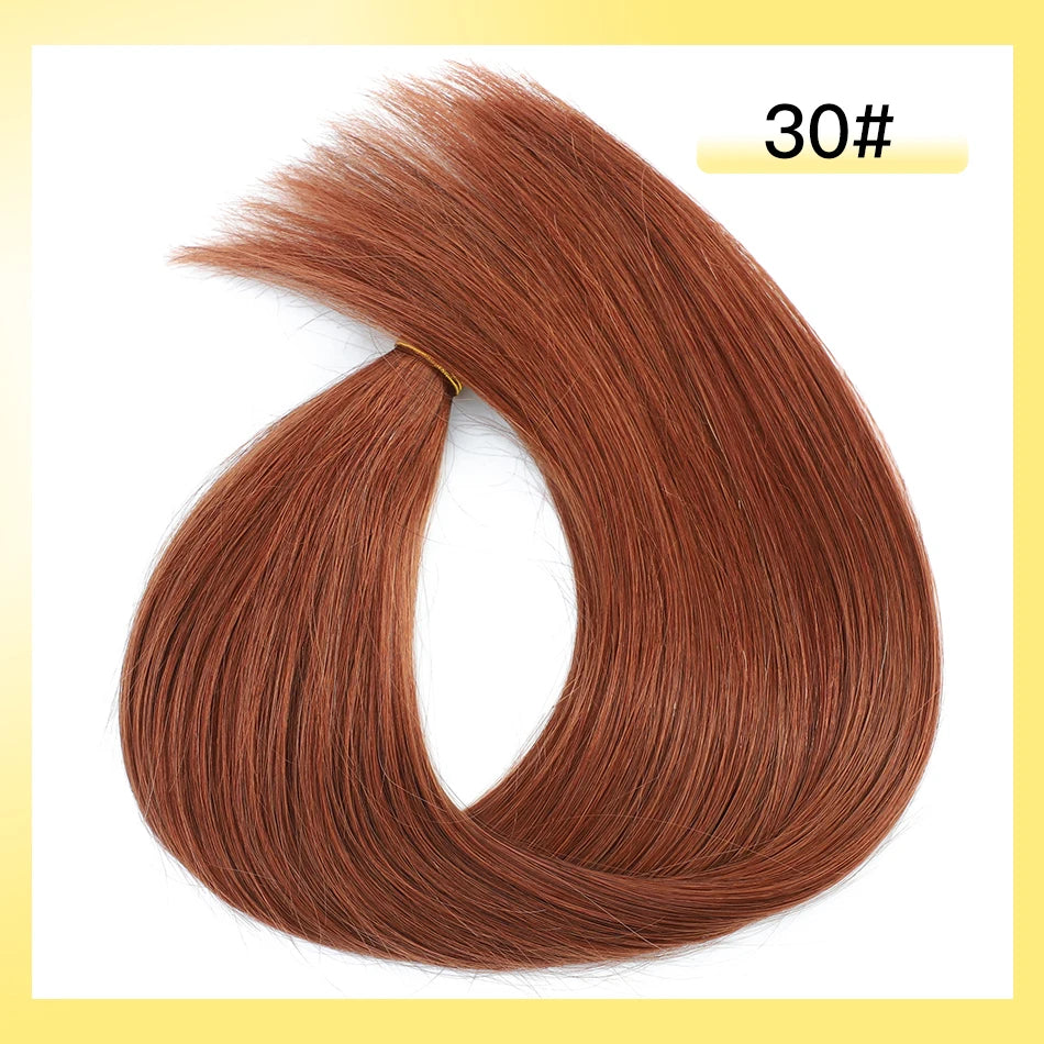 No Weft Vietnamese Hair Human Hair Bulk 613 100% Virgin Remy Straight Hair Bulk 99j Real Natural Hair Extension Grey Blond Hair