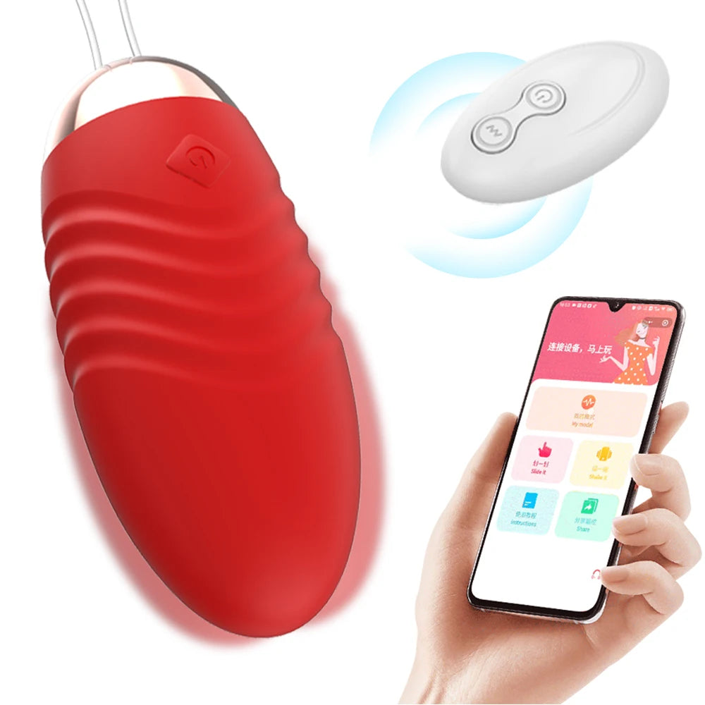 Wireless Bluetooth Vibrator for Women App Remote G Spot Vibrating Egg Clit Female Panties Sex Toys For Women Adult Sex Toy