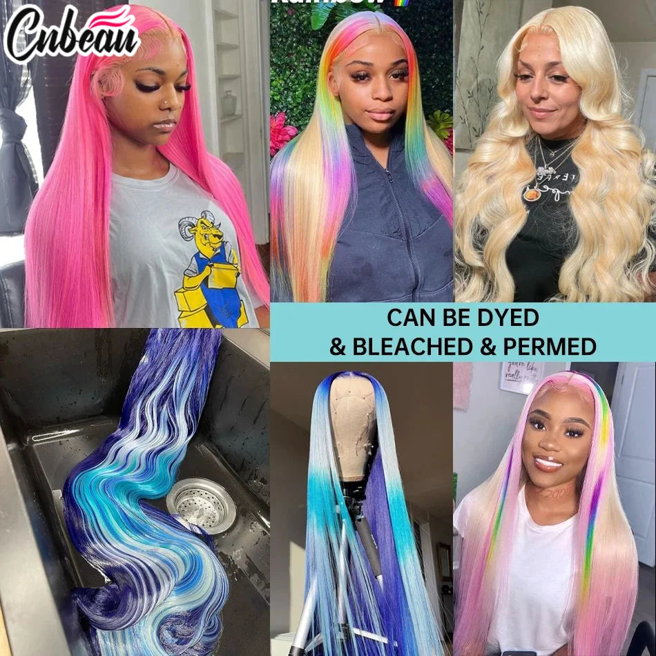 30 36 inch Bone Straight 613 Honey Blonde Hd 360 Full Lace Frontal Human Hair Wigs 13x4 13x6 250% Density Wig Cheap Wigs Glueles