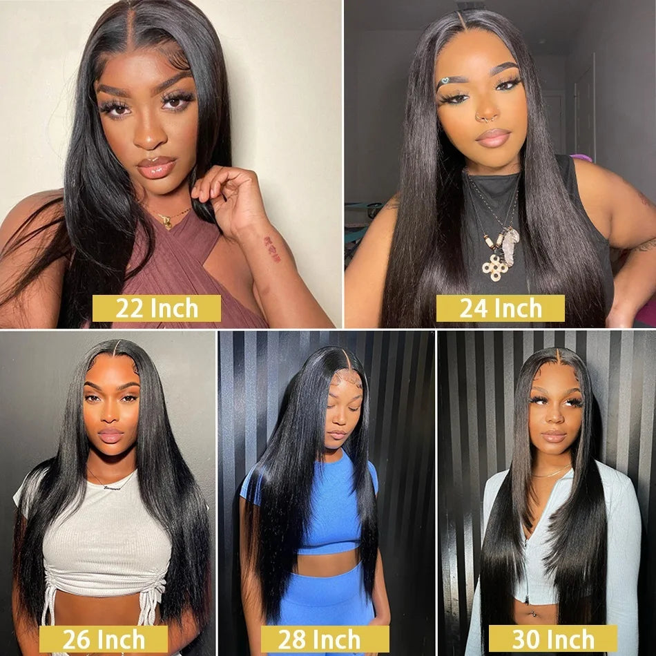 Alisa Bone Straight Human Hair Bundles 30 Inch Brazilian Weave Hair 3 Pieces For Women Bundles Straight Remy Hair Extensions