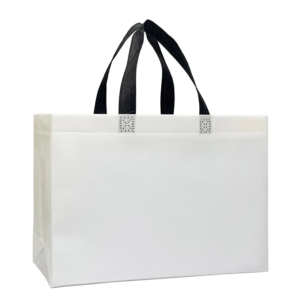 Women Foldable Shopping Bag Reusable Eco Large Unisex Fabric Non-woven Shoulder Bags Tote Grocery Cloth Bags Pouch