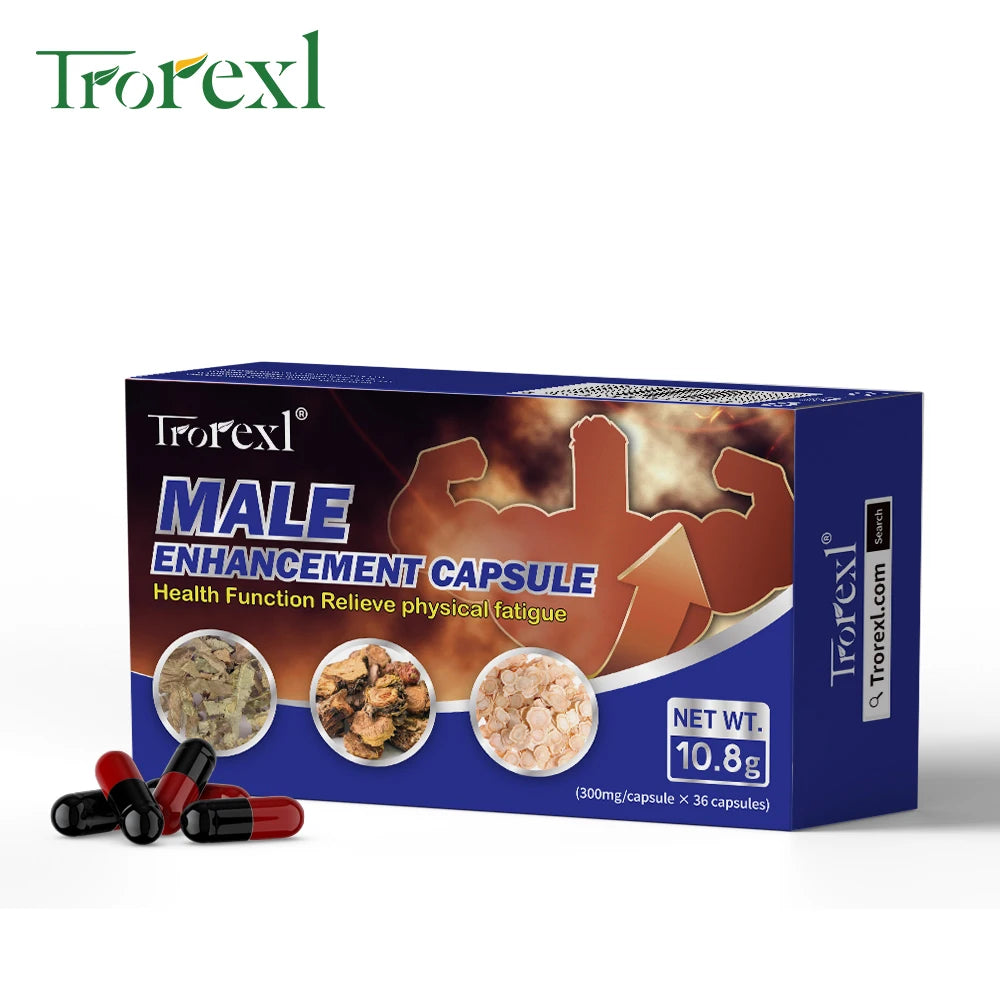 Best Male Supplements, Energy and Endurance Support - Booster for Men - Men's Muscle Enlargement
