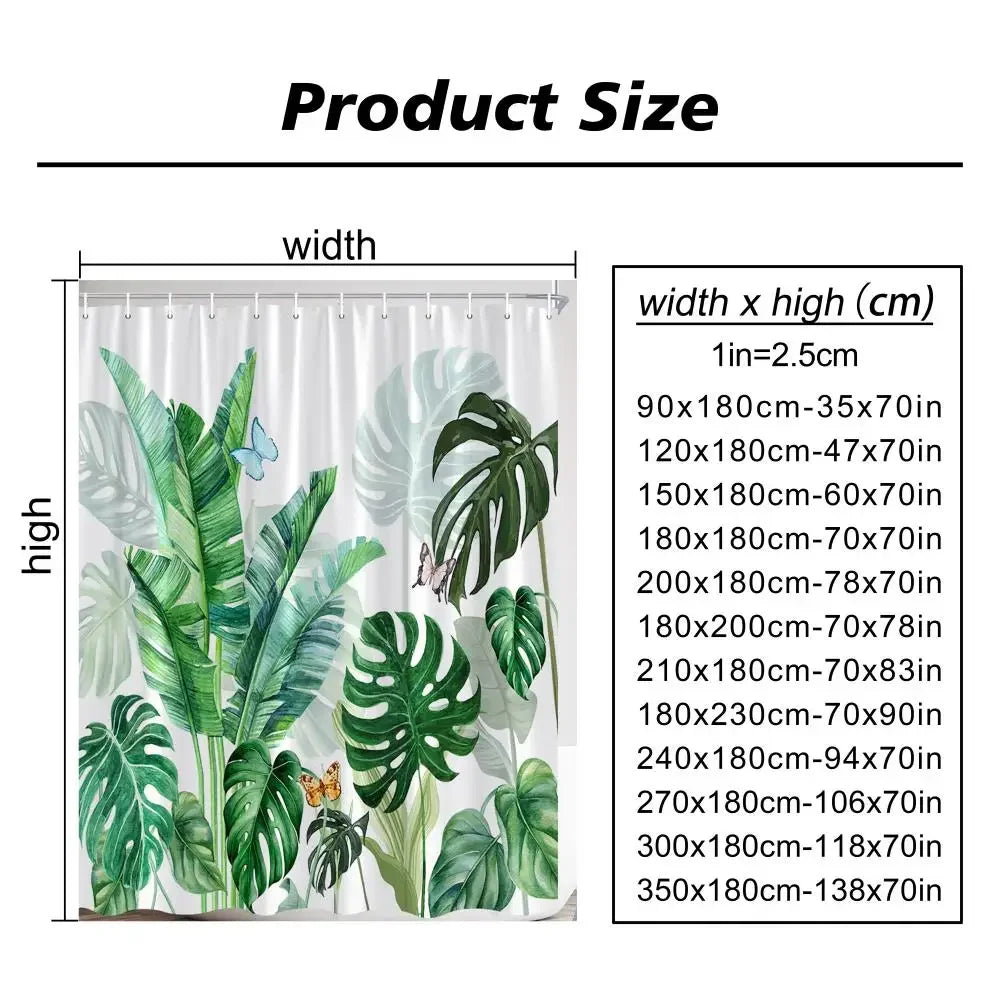 Spooky Horror Halloween Skeleton Crow Shower Curtain Black Bat Black Cat Polyester Fabric Bath Curtain Bathroom Decor With Hooks