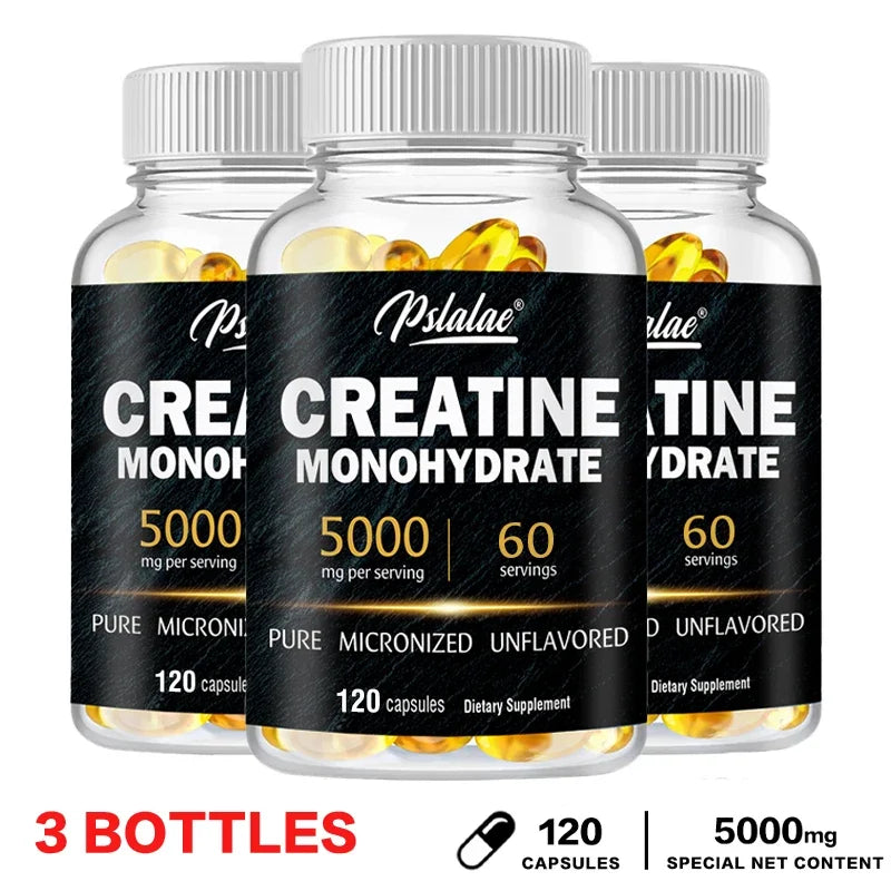 Creatine Monohydrate - Build Muscle, Improve Athletic Performance, Fitness, Energy Production