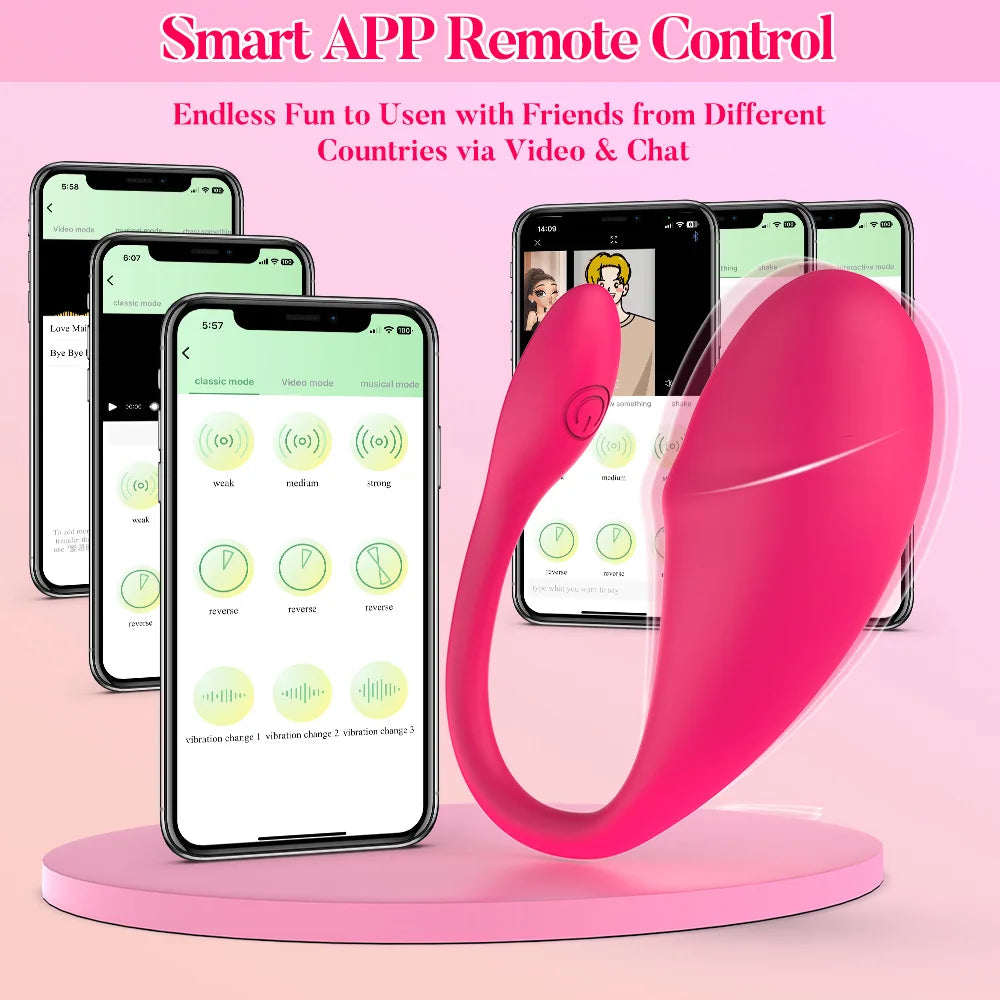 APP Vibrating Egg for Women Vaginal Vibrator G Spot Stimulator Dildo Clitoris Massager Sex Toy for Couple Adult 18+