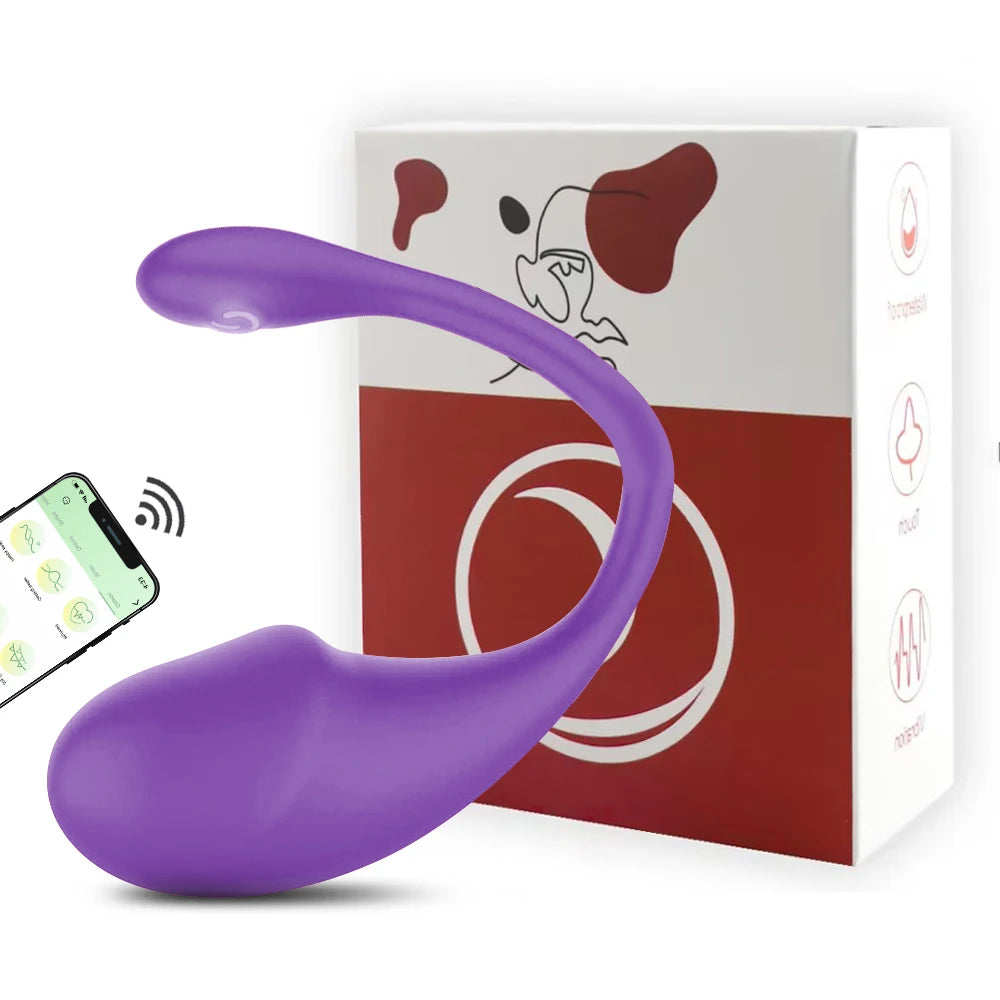 Wireless Bluetooth App Vibrator for Women Vagina G Spot Vibrating Egg Long Distance Control Panty Sex Toys for Adult Couple Game