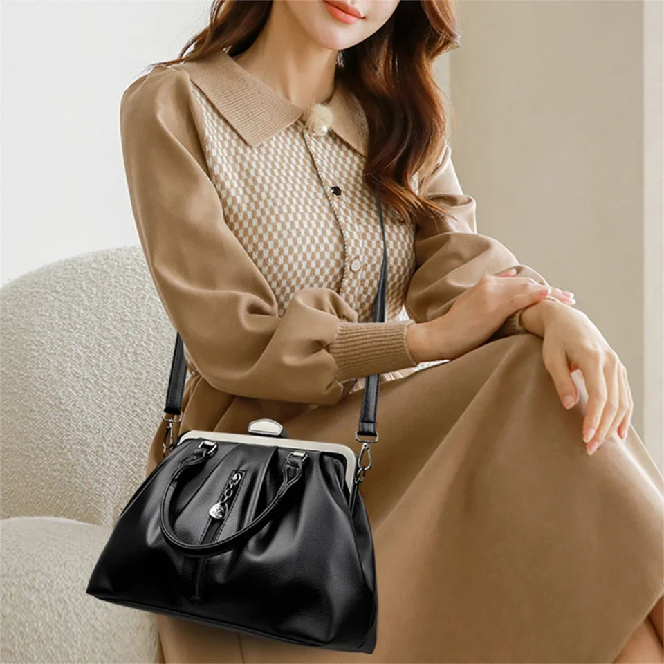 Brand Fashion Handbags Women Bag Designer Casual Tote Bag High Quality PU Leather Shoulder Crossbody Bags for Women