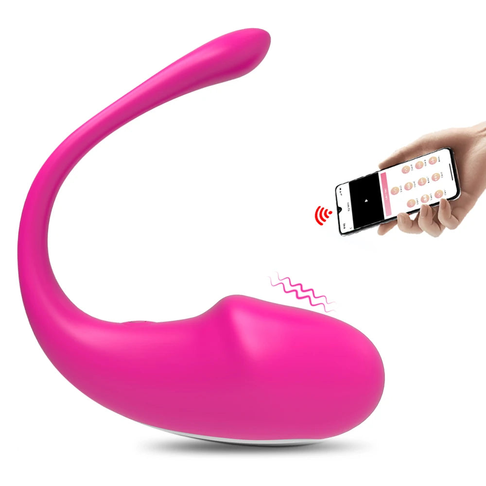 Wireless Bluetooth App Vibrator for Women Vagina G Spot Vibrating Egg Long Distance Control Panty Sex Toys for Adult Couple Game