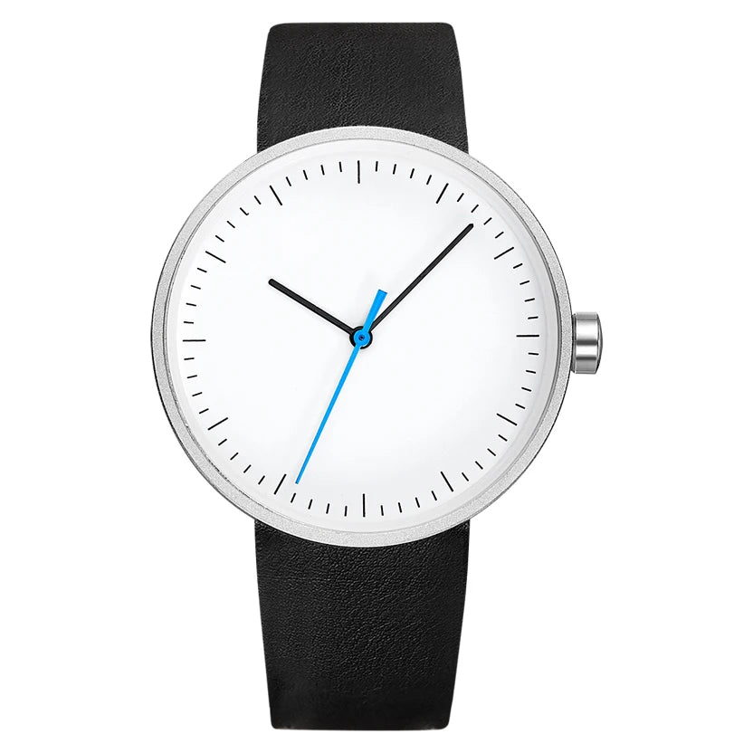 Watches For Men Minimalist Casual Waterproof Quartz Wristwatches High Quality PU Strap Original Clock 2025 Reloj Hombre