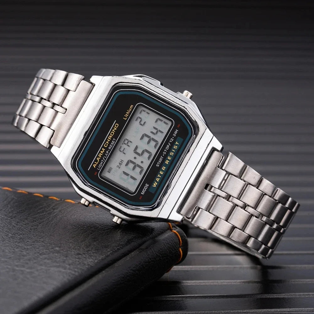 2025 Digital Watches For Men Sports Waterproof Bracelet Clock Gold Electronice LED Wristwatch Women