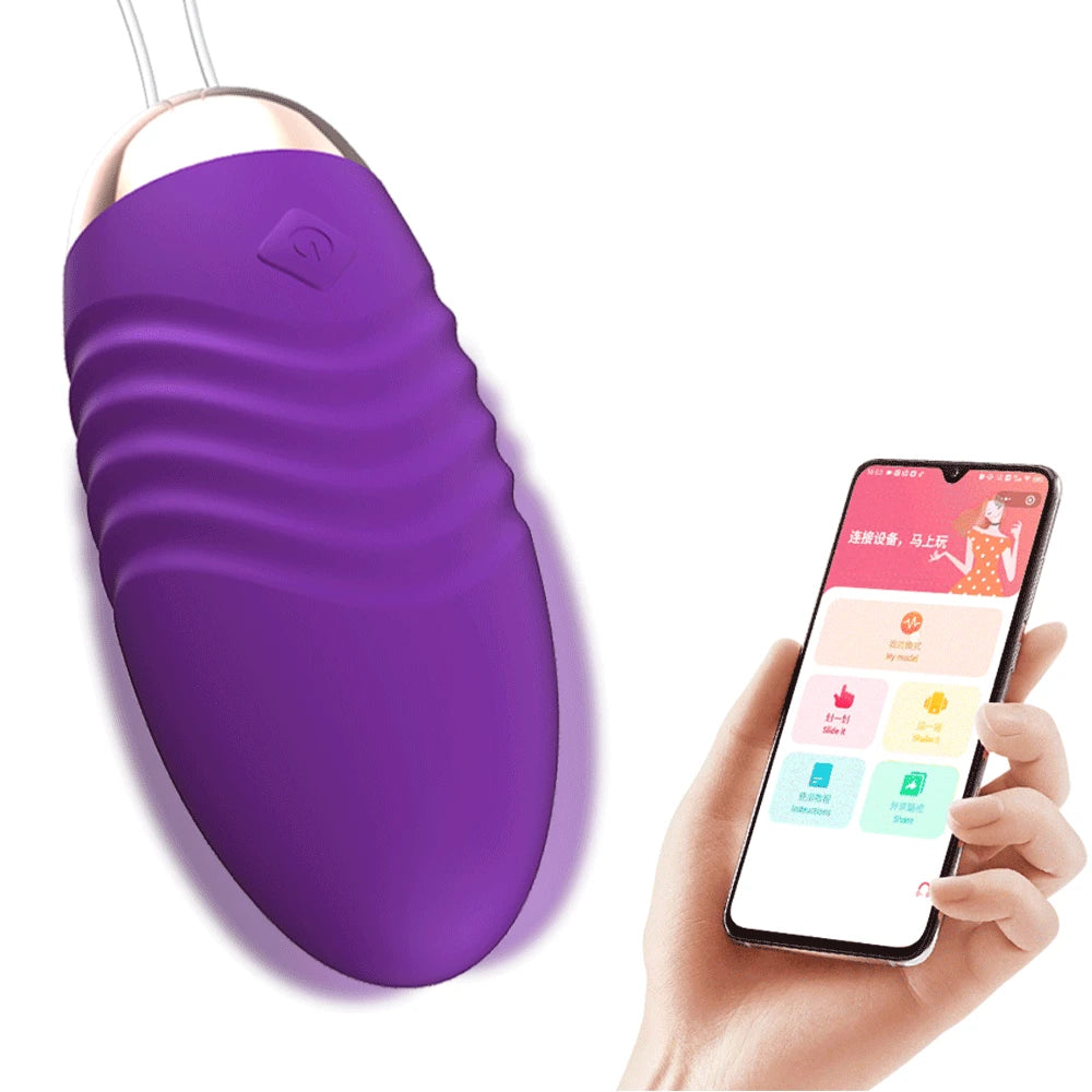 Wireless Bluetooth Vibrator for Women App Remote G Spot Vibrating Egg Clit Female Panties Sex Toys For Women Adult Sex Toy