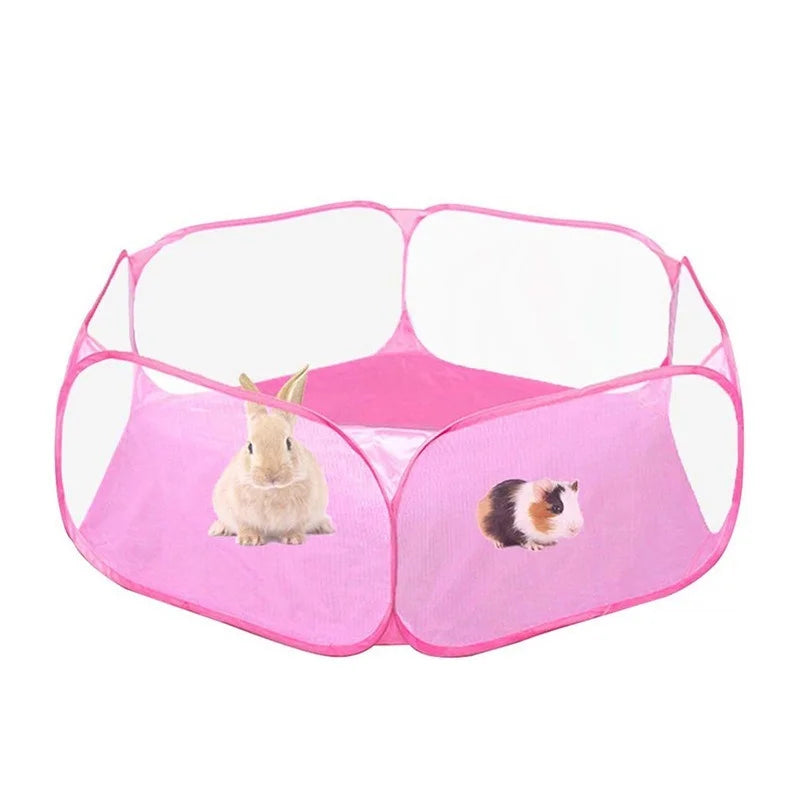 Pet Playpen Portable fashion Open Indoor / Outdoor Small Animal Cage Game Playground Fence for Hamster Chinchillas Guinea- PigsF