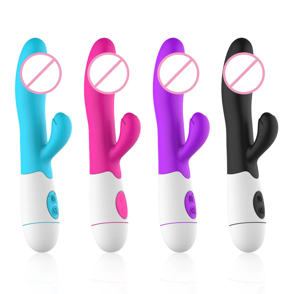 Vibrators For Women Vagina Massage 30 Frequency Dual Vibrating Erotic G-spot Masturbator Sex Toys
