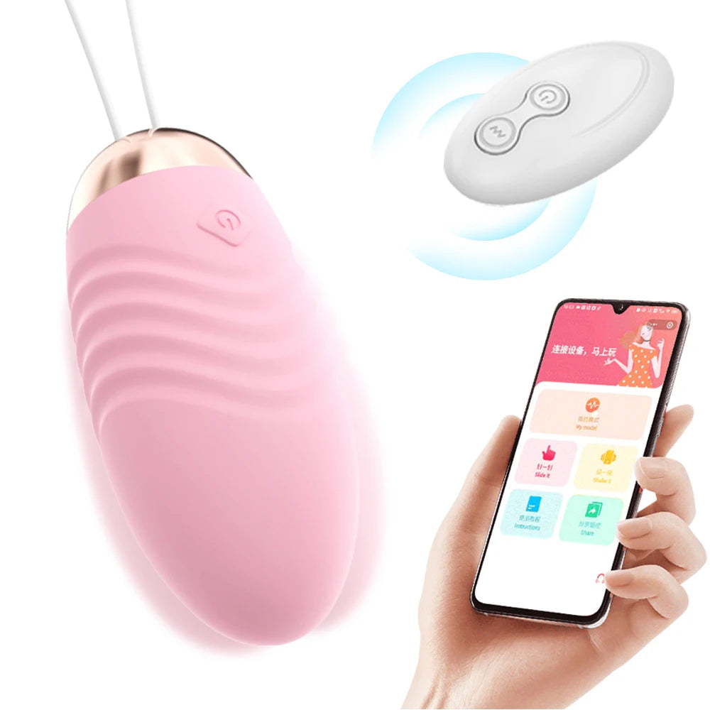 Wireless Bluetooth Vibrator for Women App Remote G Spot Vibrating Egg Clit Female Panties Sex Toys For Women Adult Sex Toy