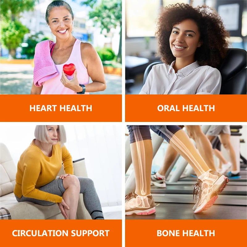 Vitamin D3 + K2 (MK-7)  Capsules - Strong Bones, Promote Brain Health, Maintain Cardiovascular Health, Enhances Immune System