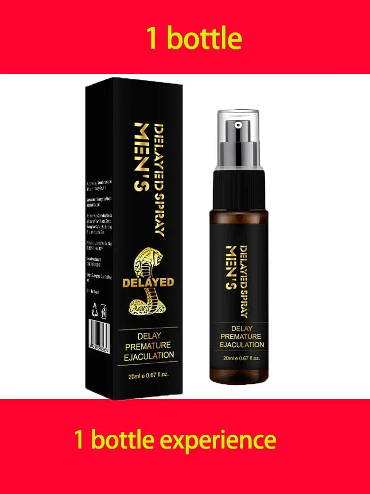 Sex Delay Spray for Men Non-Numbing Male Delay Ejaculation Sex Spray Man Prolong Sprays Penis Premature Ejaculation