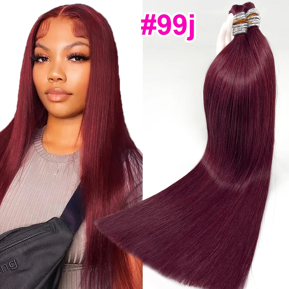 Chinese Bone Straight Hair Raw Vietnamese Human Hair Bundles For Braiding 100% Unprocessed No Weft Human Hair Bulk Extensions