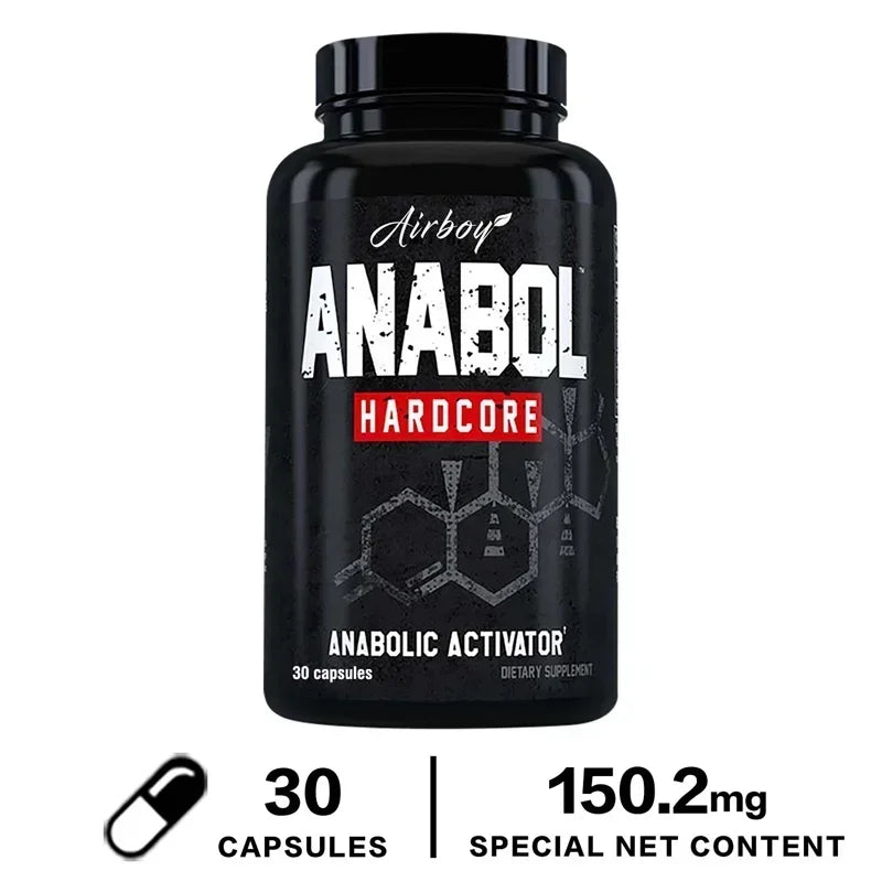 Anabol Hardcore Supplement - Anabolic Muscle Building Supplements That Promote Muscle Protein Synthesis and Increase Strength