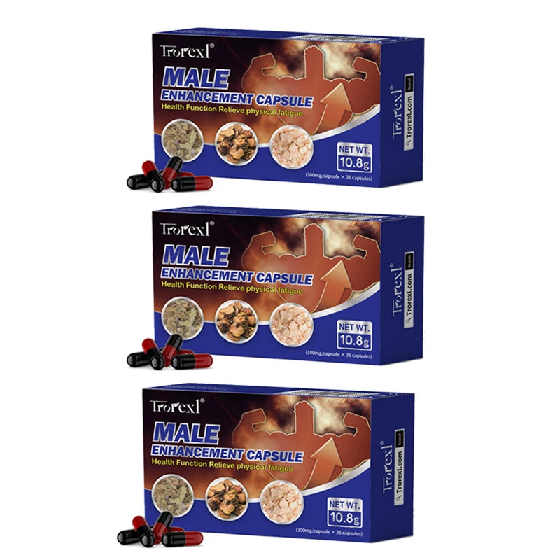 Best Male Supplements, Energy and Endurance Support - Booster for Men - Men's Muscle Enlargement