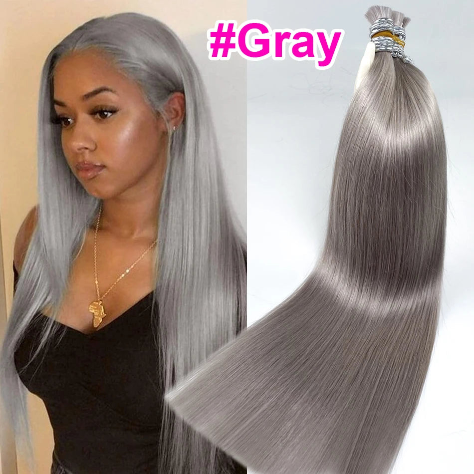 Chinese Bone Straight Hair Raw Vietnamese Human Hair Bundles For Braiding 100% Unprocessed No Weft Human Hair Bulk Extensions