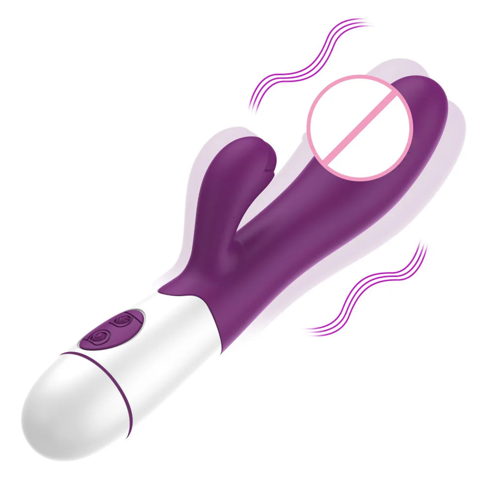 Vibrators For Women Vagina Massage 30 Frequency Dual Vibrating Erotic G-spot Masturbator Sex Toys