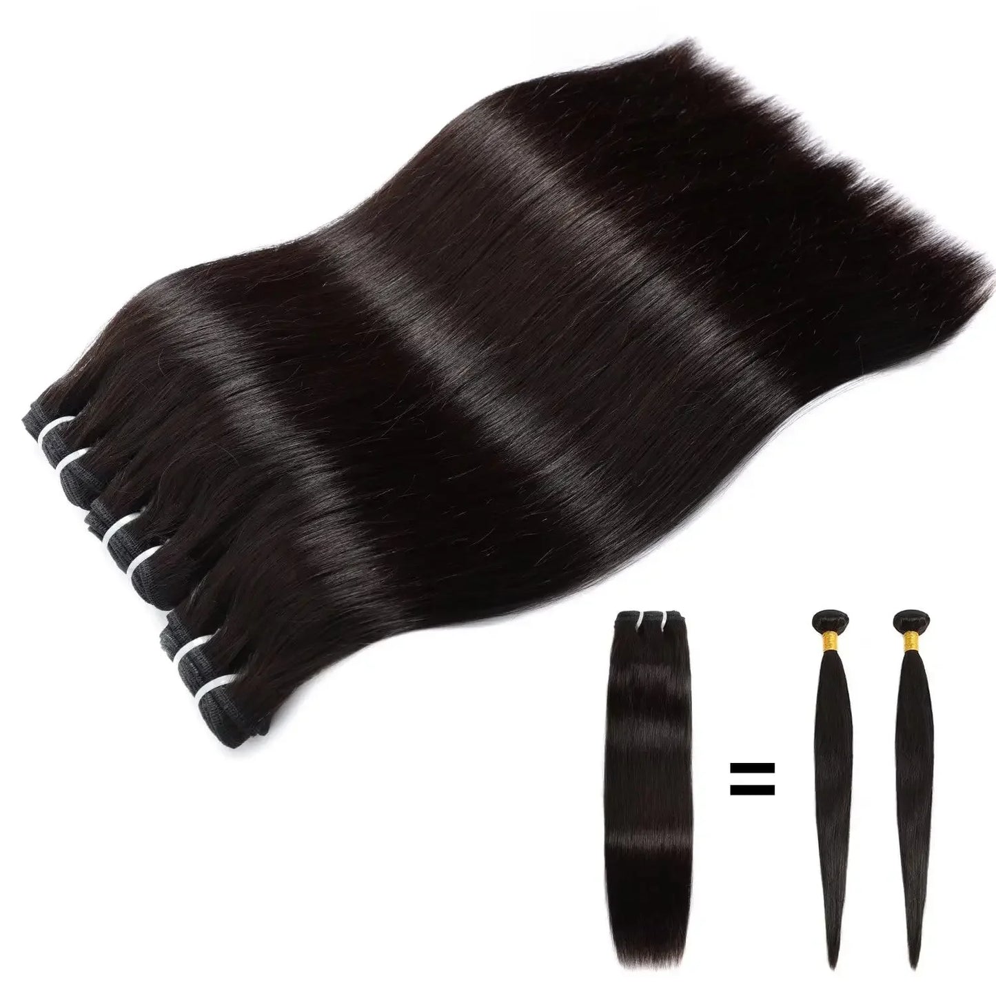 Vietnamese Raw Hair Bundles 3 4 bundles Bone Straight Human Hair Bundles with Frontal HD Lace Closure Hair Extensions Weaving