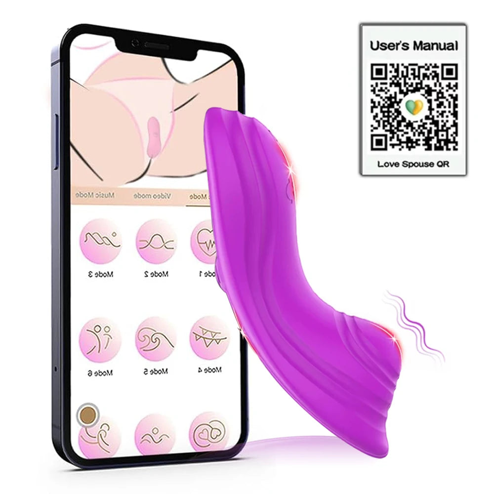 APP Control Wearable Vibrator for Women Clitoris Clit Stimulator Panty Vibration Female Masturbator Sex Toys for Adult Female