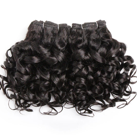 Curly Human Hair Bundles 100% Human Hair Bundles Brazilian Hair Weave Bundles 6 Pcs/Lot Color 1B/2/4/30/33/99J Curly Hair
