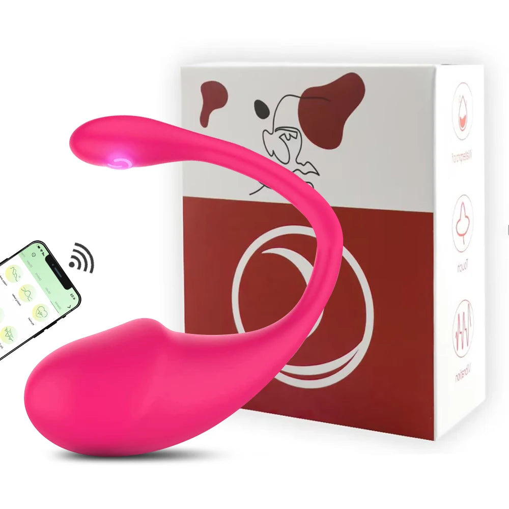 Wireless Bluetooth App Vibrator for Women Vagina G Spot Vibrating Egg Long Distance Control Panty Sex Toys for Adult Couple Game