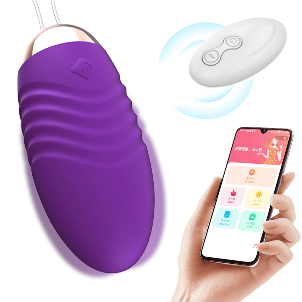 Wireless Bluetooth Vibrator for Women App Remote G Spot Vibrating Egg Clit Female Panties Sex Toys For Women Adult Sex Toy