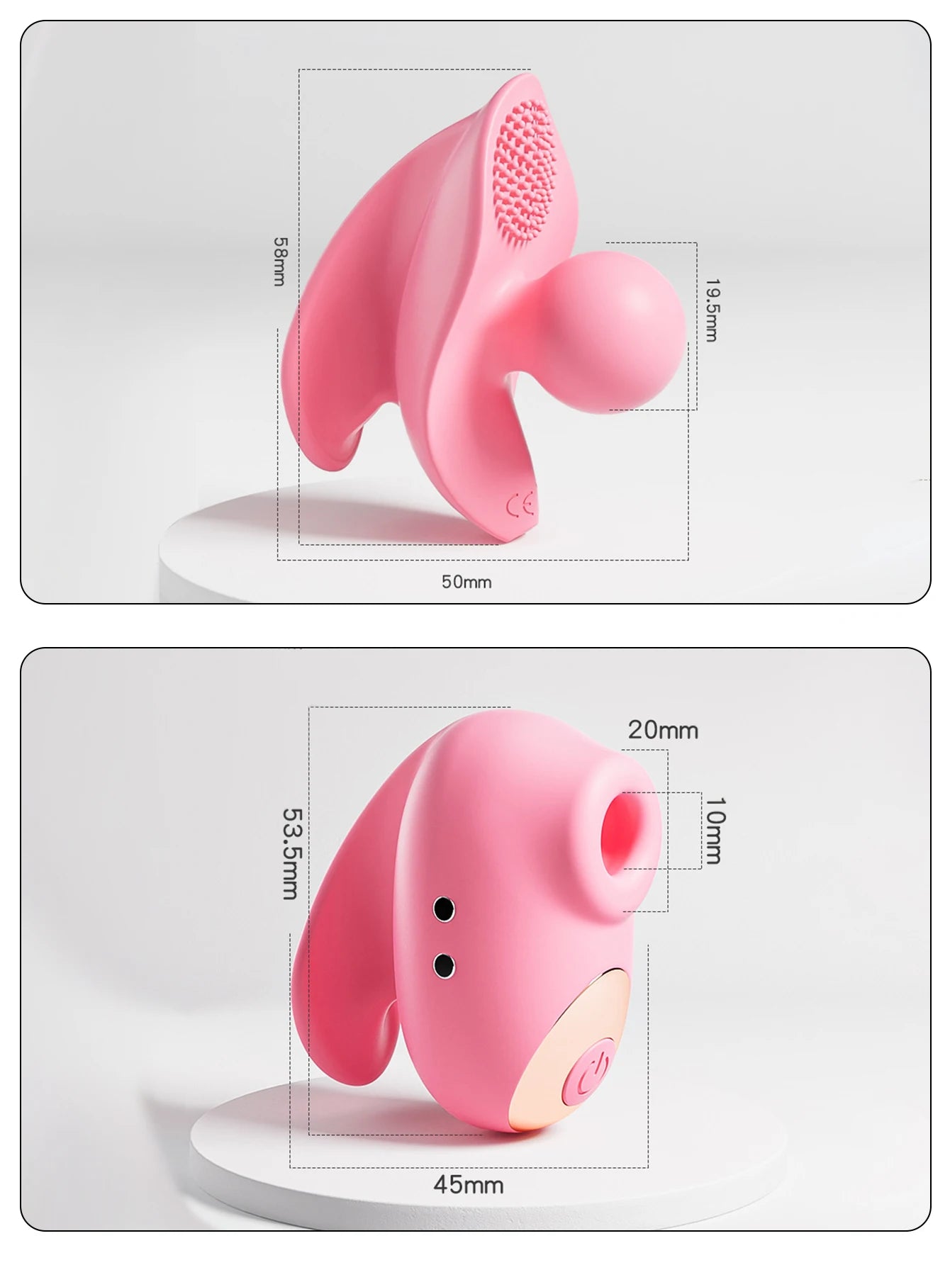 Sucking Vibrator Finger Sex Toy for Women,Fingertip Fun Jumping Egg Clit Massage G spot Vibration Portable Sexurl Tools
