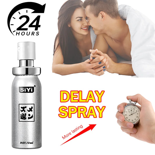 Delay Spray for Men Enhance Sex Pleasure, Gentle Long-Lasting Formula, Quick-Dry Non-Sticky, Travel Friendly Spray