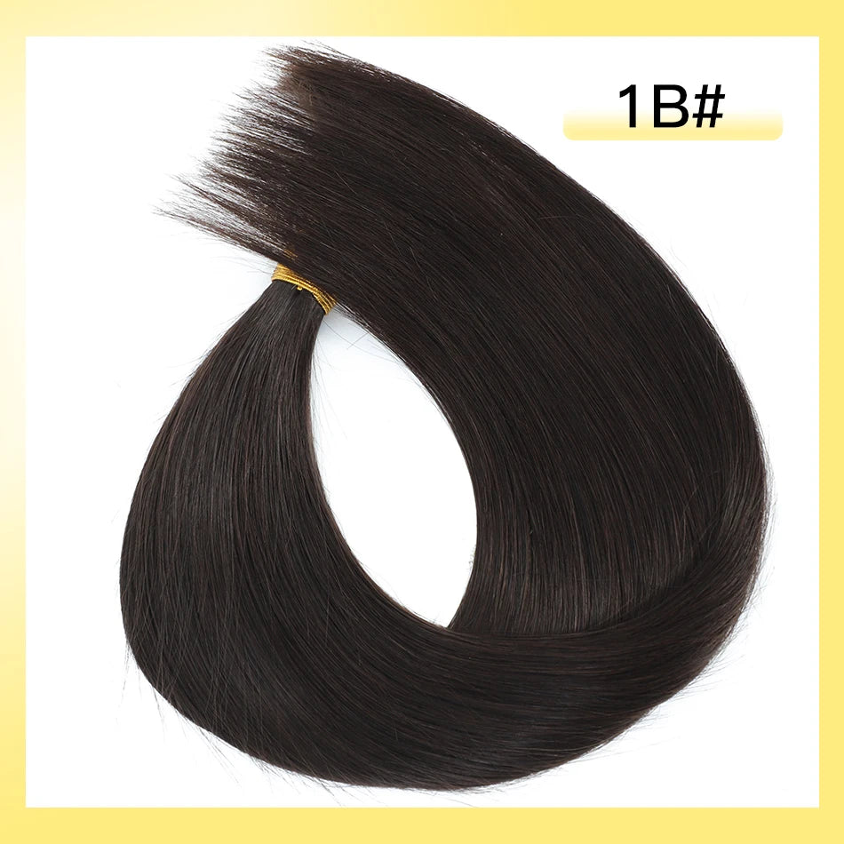 No Weft Vietnamese Hair Human Hair Bulk 613 100% Virgin Remy Straight Hair Bulk 99j Real Natural Hair Extension Grey Blond Hair