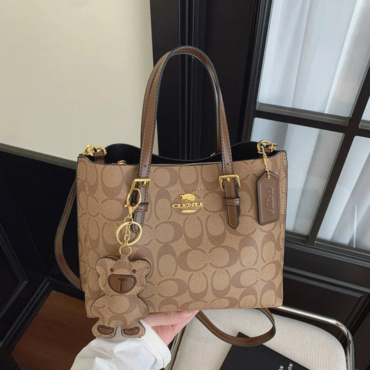 Designer New Luxury Fashion Handbag Women Casual Large Capacity Tote Bag Trendy Print Shoulder Crossbody Purse